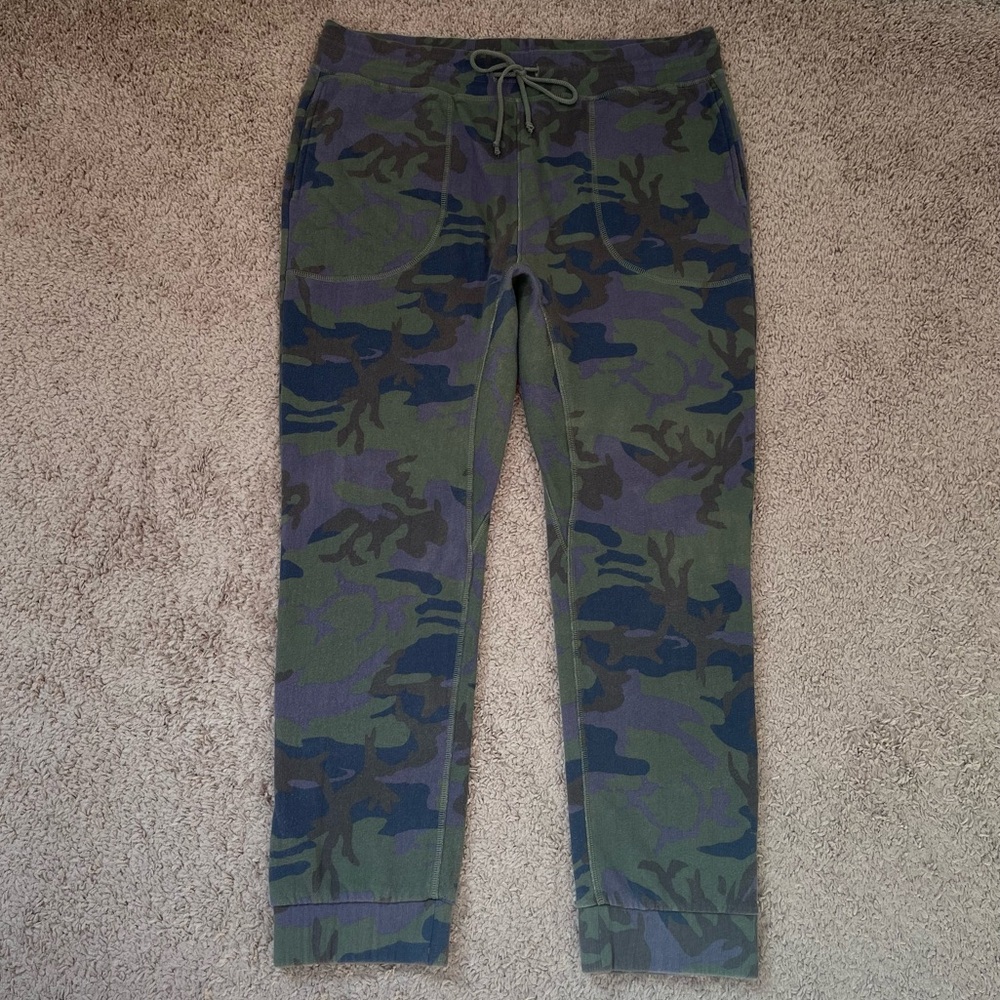 Intimately Free People Camo Jogger Sweatpants Women’s Pull-On Casual Pants Large - Picture 2 of 16
